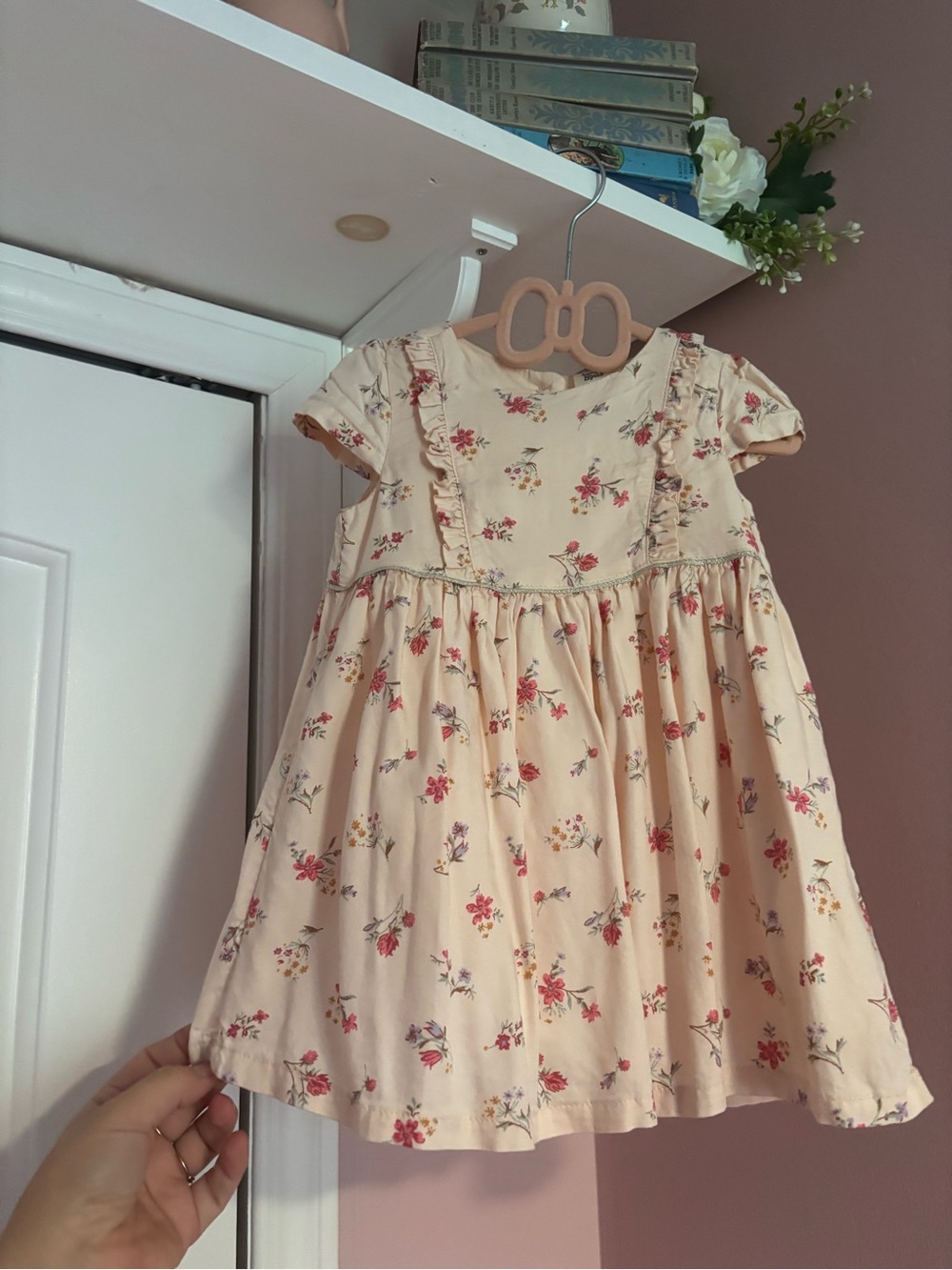 OshKosh B'gosh Sweet Floral Ruffle Sleeve Dress + Bloomers